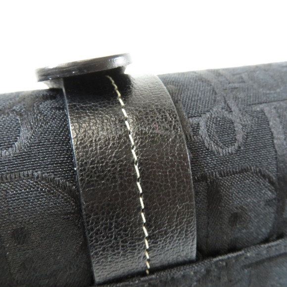 Christian Dior Trotter Pattern Rose Embroidery Handbag Canvas - Picture 7 of 8